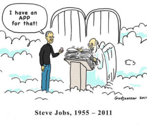 Steve Jobs In Heaven