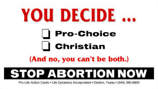 Jesus Christ Was Pro-Choice & Other Thoughts On Abortion